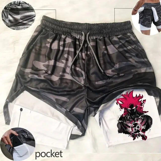 ANIME 2-in-1 Sportshort