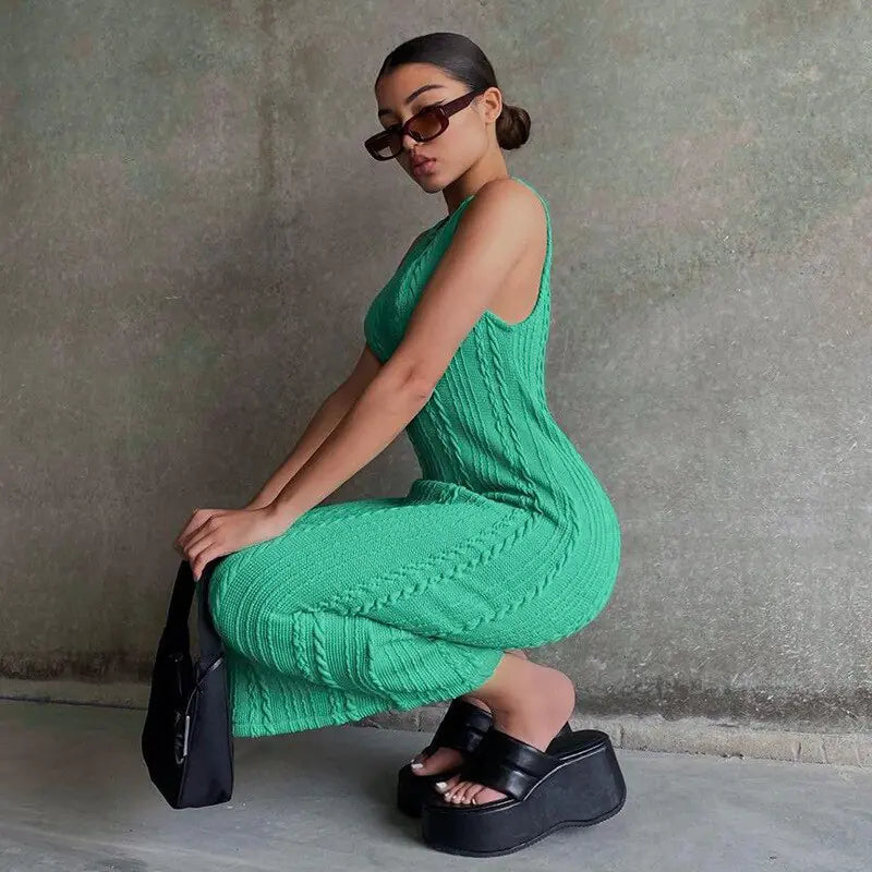EVA | Gehaakte bodycon jurk