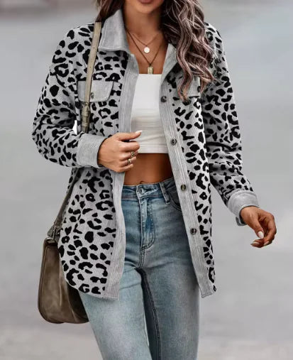 BAILEE Trendy luipaardprint jas
