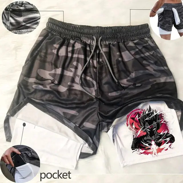 ANIME 2-in-1 Sportshort