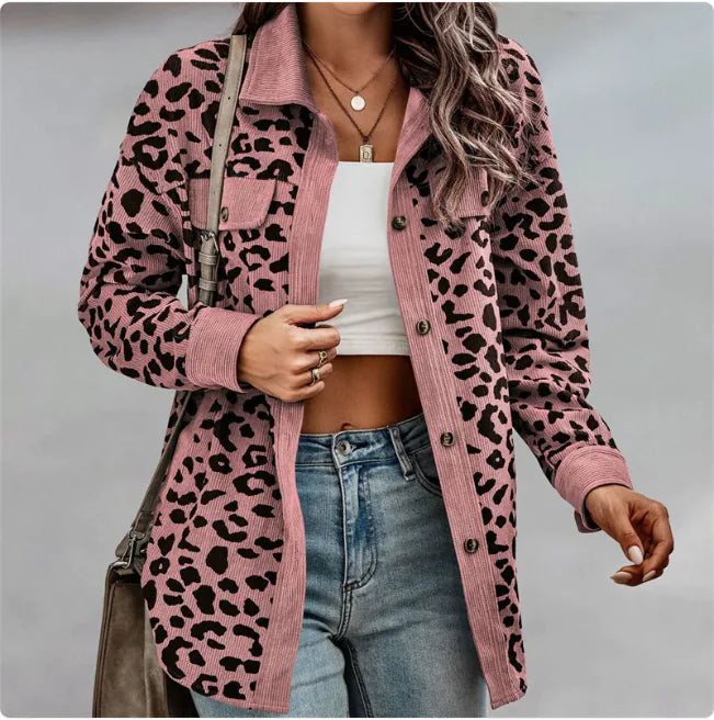 BAILEE Trendy luipaardprint jas