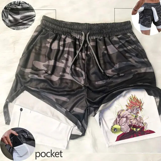 ANIME 2-in-1 Sportshort