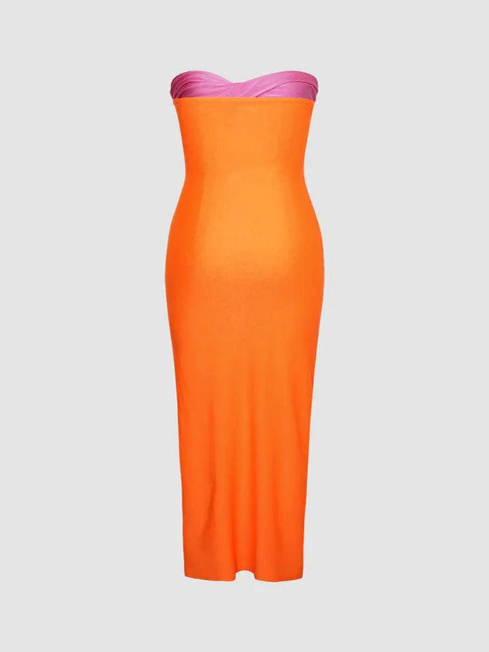 ADRIANA | Strapless Strand Jurk