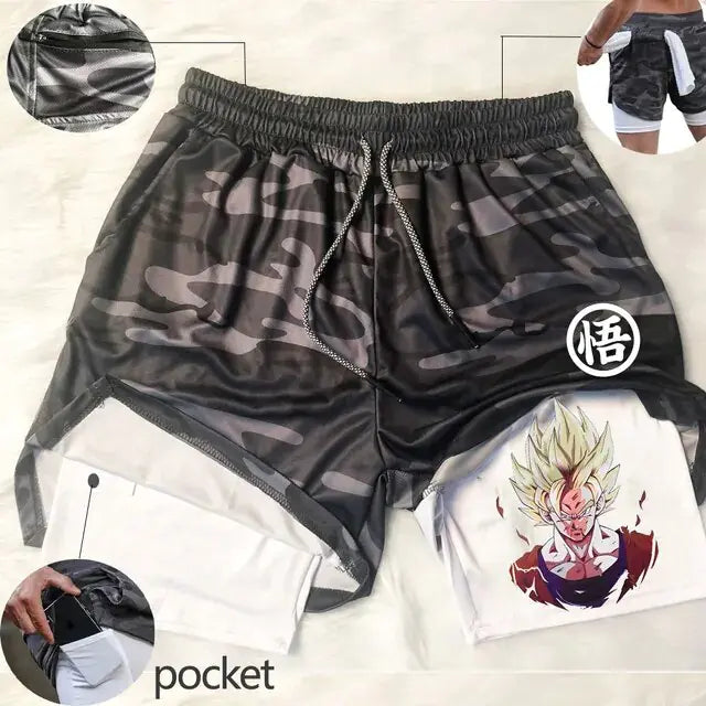 ANIME 2-in-1 Sportshort