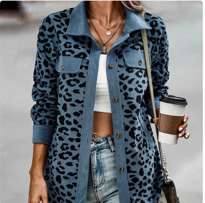 BAILEE Trendy luipaardprint jas