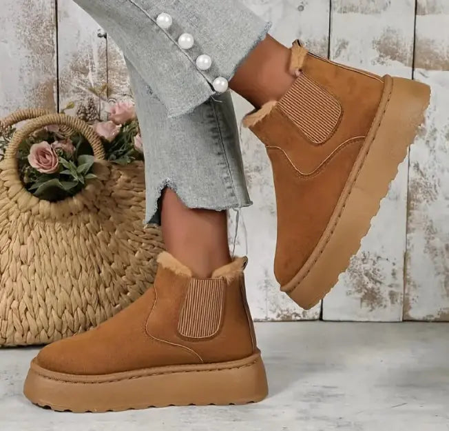 Lori - Enkellaarsjes met Bont voor Dames