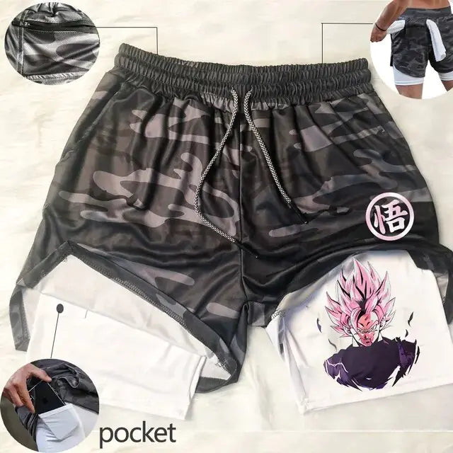 ANIME 2-in-1 Sportshort