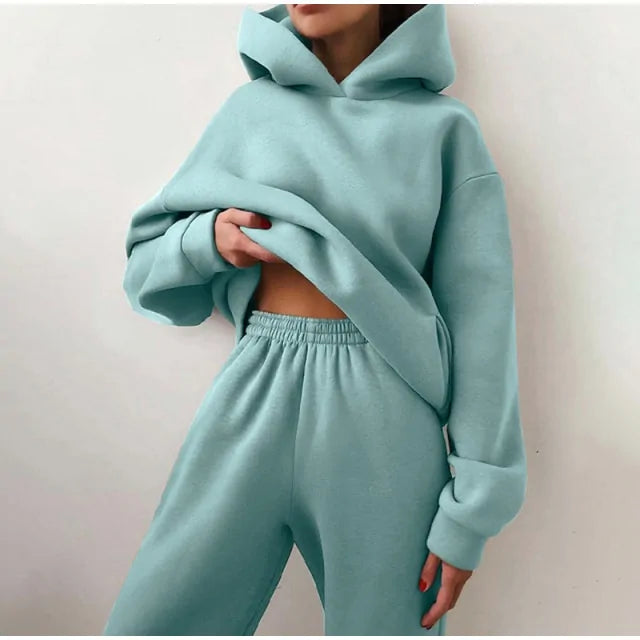 Casual Solid Long Sleeve Tracksuit