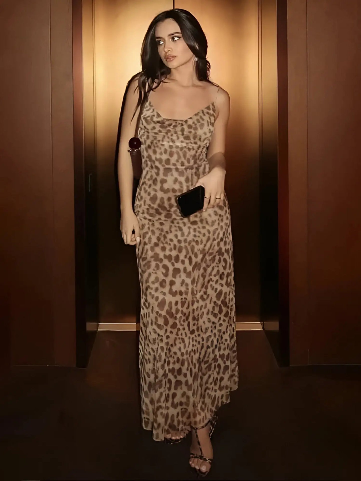 Savannah  Leopard Dress