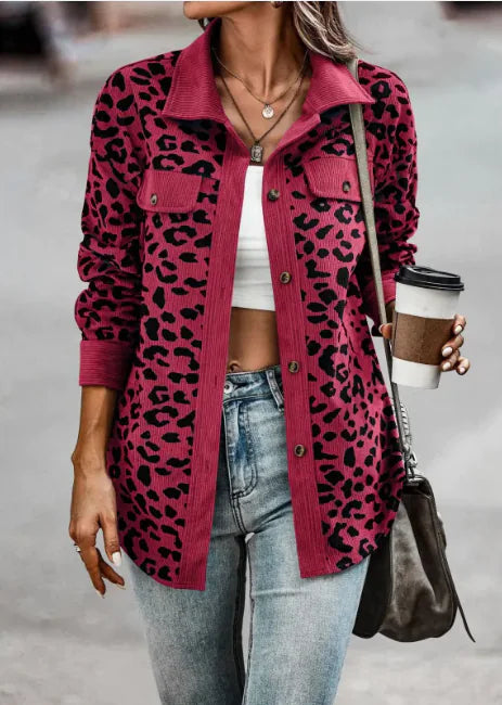 BAILEE Trendy luipaardprint jas