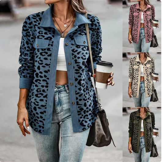 BAILEE Trendy luipaardprint jas
