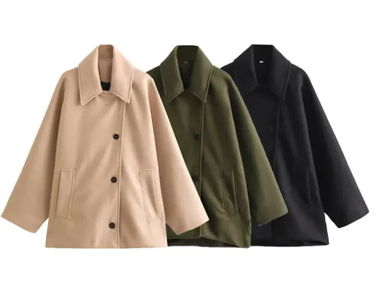 Lovie™ | Oversized wool coat