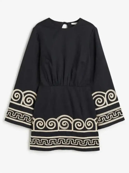 SUNBEAM PATTERNED SUMMERDRESS
